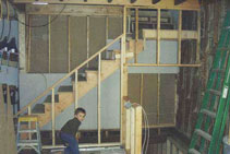 dining roof before remodeling